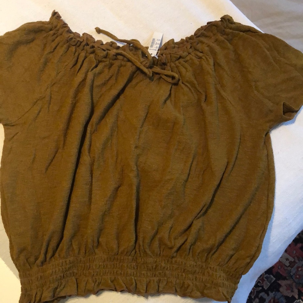 Madewell peasant top